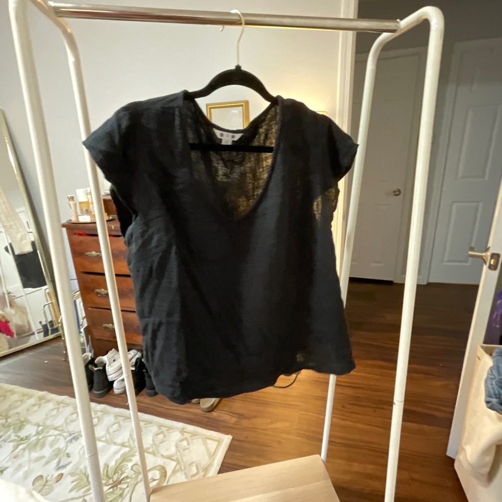 Light Black Blouse-XL